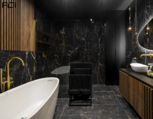 Wykończenie łazienki w wysokim standardzie – meble łazienkowe na wymiar