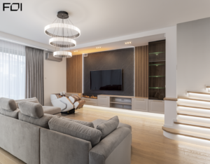 minimalistyczna stolarka meblowa w domu