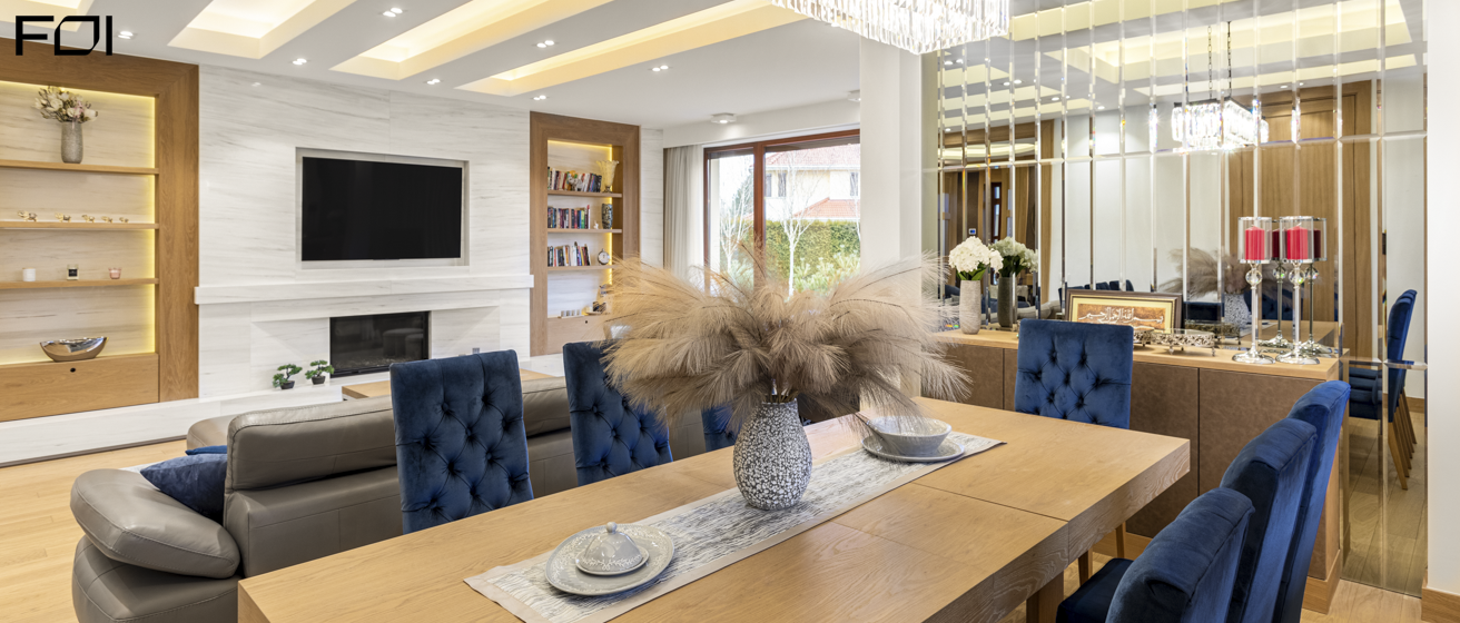 Luksusowy dom z naturalnym kamieniem i elegancką stolarką